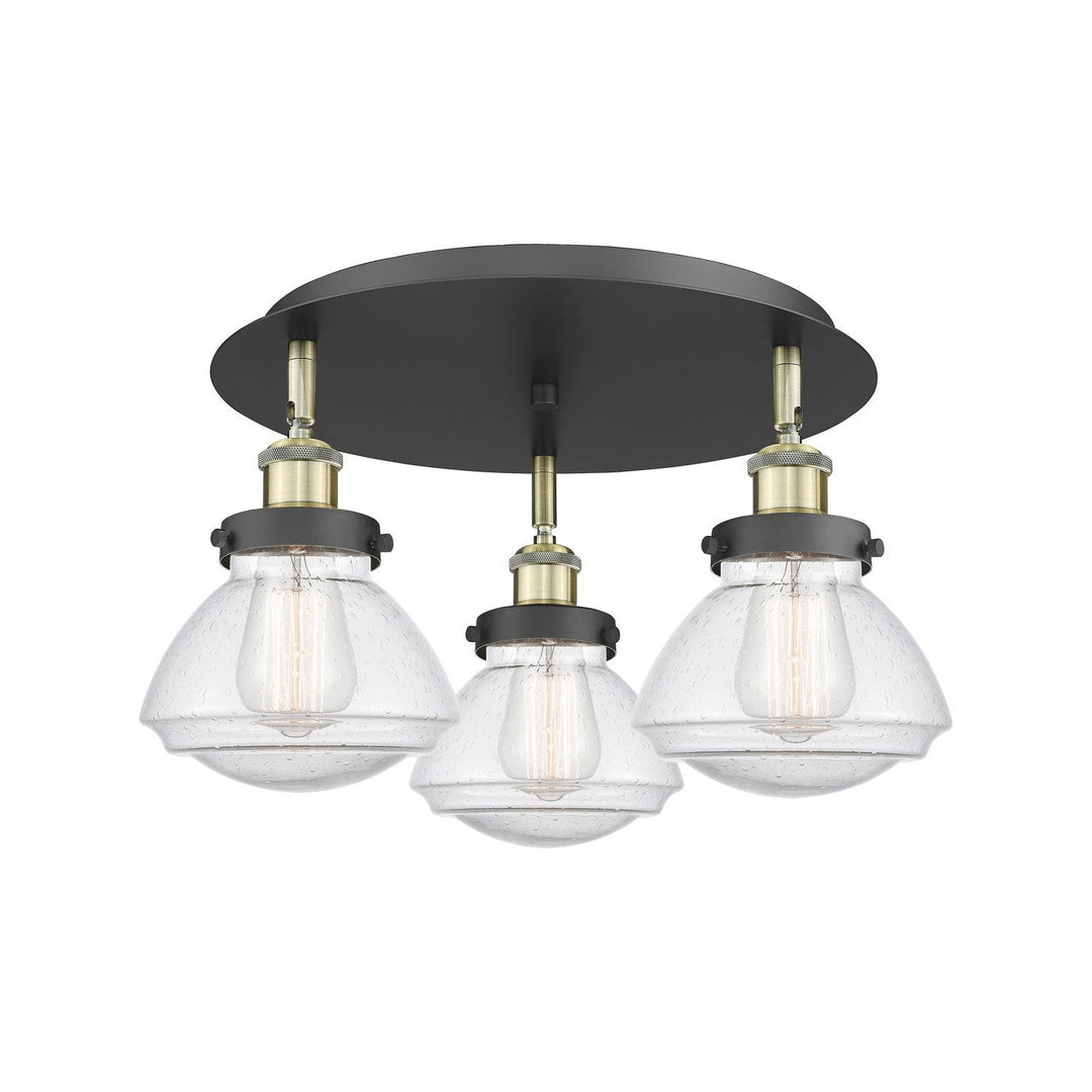 Innovations Downtown Urban 916-3C-BAB-G324 Ceiling Light - Black Antique Brass