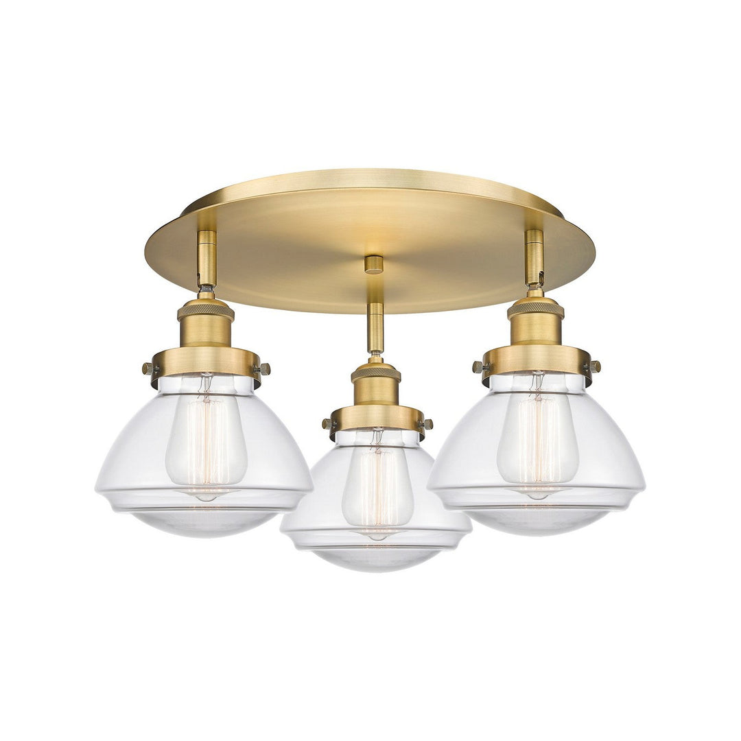 Innovations Downtown Urban 916-3C-BB-G322 Ceiling Light - Brushed Brass