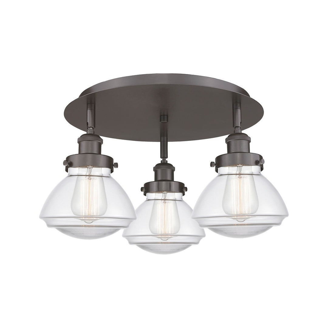 Innovations Downtown Urban 916-3C-OB-G322 Ceiling Light - Oil Rubbed Bronze