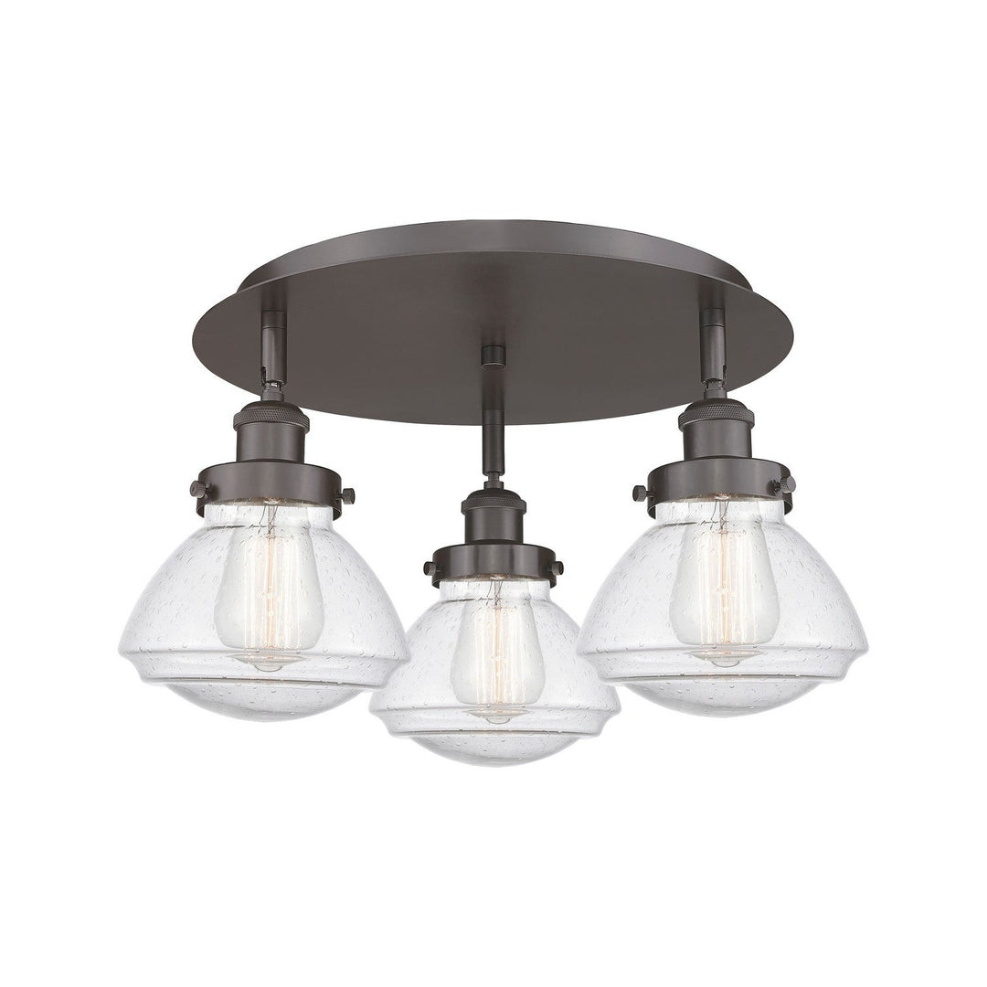 Innovations Downtown Urban 916-3C-OB-G324 Ceiling Light - Oil Rubbed Bronze