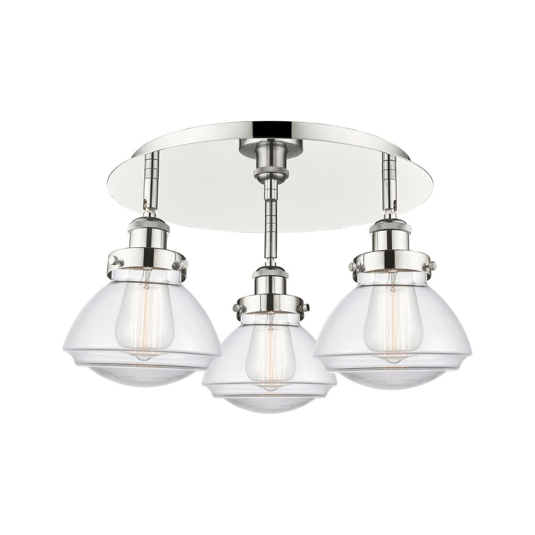 Innovations Downtown Urban 916-3C-PN-G322 Ceiling Light - Polished Nickel