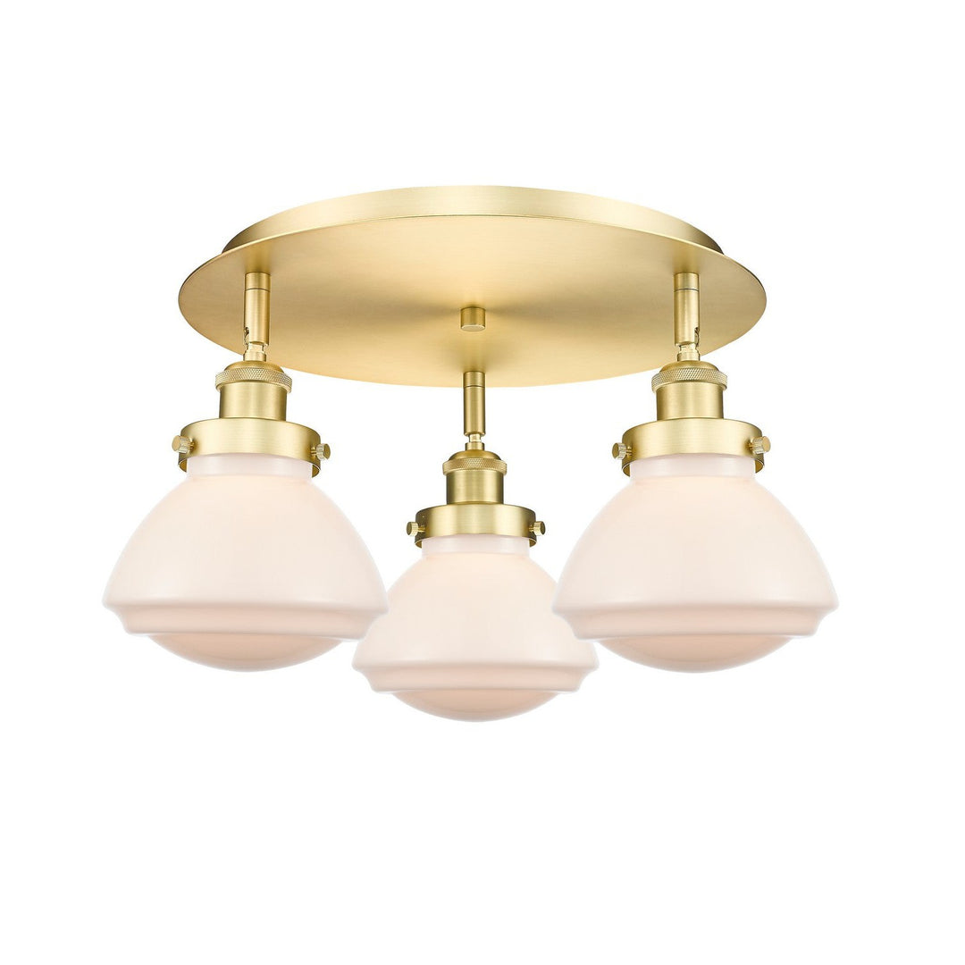 Innovations Downtown Urban 916-3C-SG-G321 Ceiling Light - Satin Gold