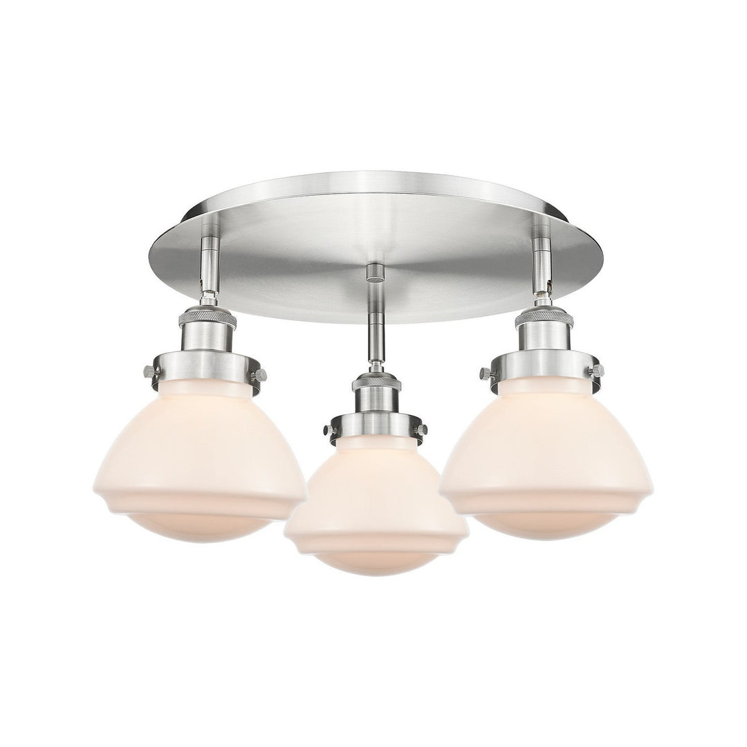Innovations Downtown Urban 916-3C-SN-G321 Ceiling Light - Satin Nickel
