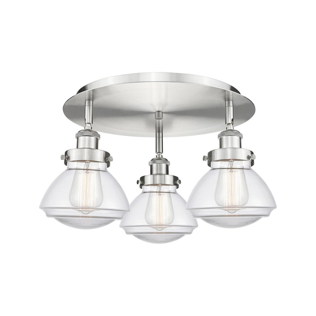 Innovations Downtown Urban 916-3C-SN-G322 Ceiling Light - Satin Nickel