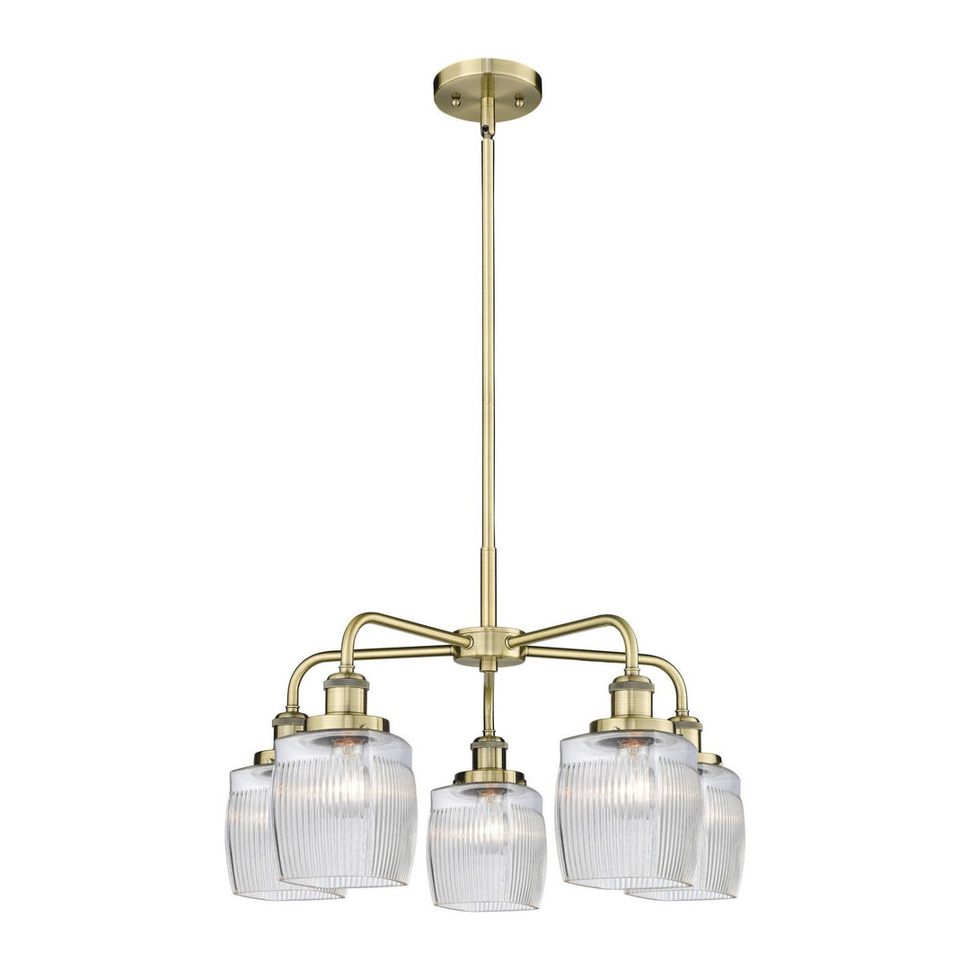 Innovations Downtown Urban 916-5CR-AB-G302 Chandelier Light - Antique Brass
