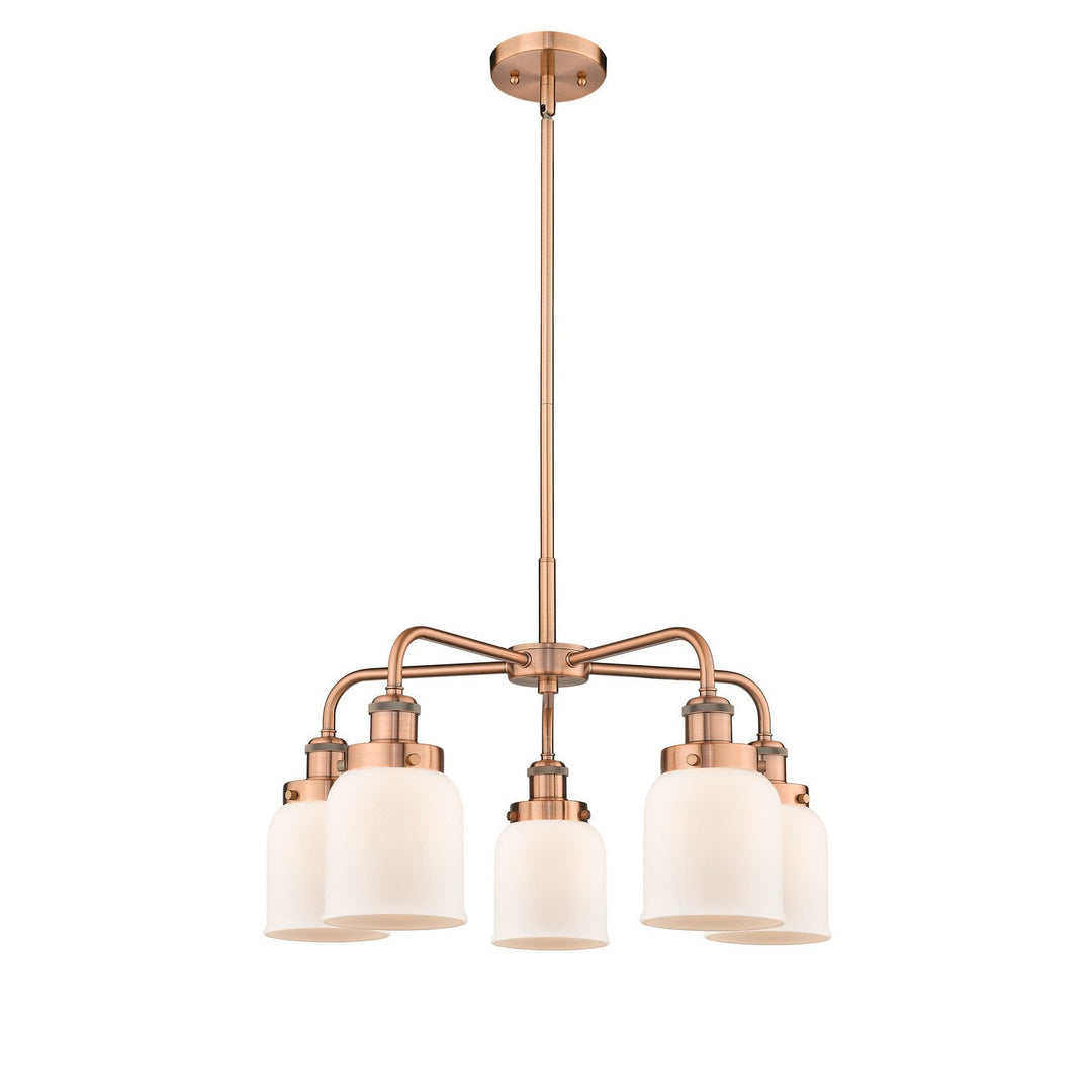 Innovations Downtown Urban 916-5CR-AC-G51 Chandelier Light - Antique Copper