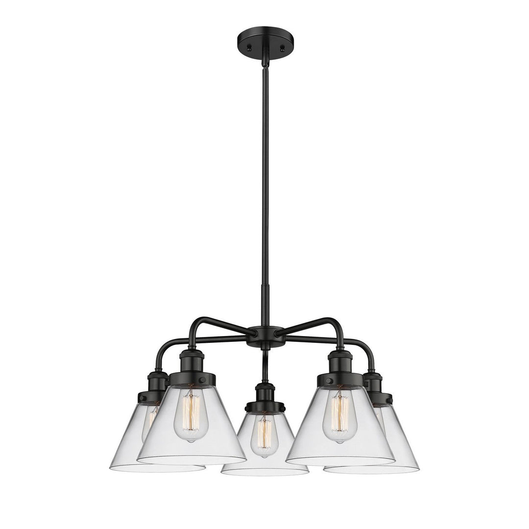 Innovations Downtown Urban 916-5CR-BK-G42 Chandelier Light - Matte Black