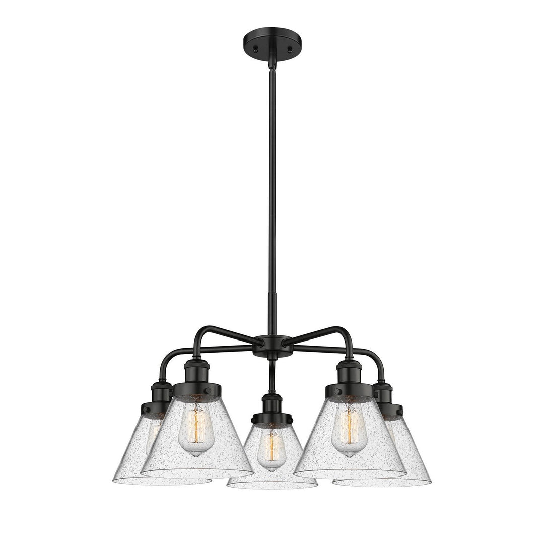 Innovations Downtown Urban 916-5CR-BK-G44 Chandelier Light - Matte Black