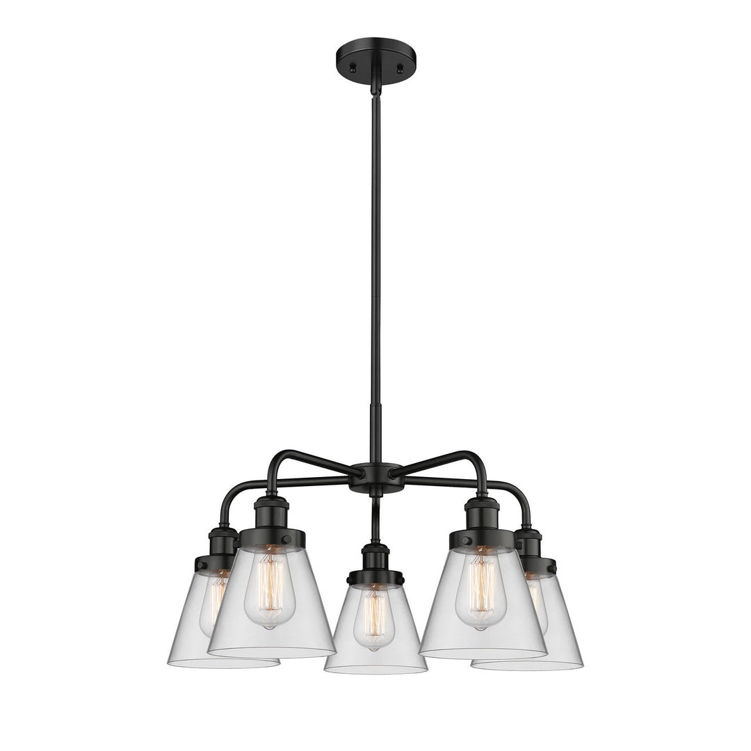 Innovations Downtown Urban 916-5CR-BK-G62 Chandelier Light - Matte Black