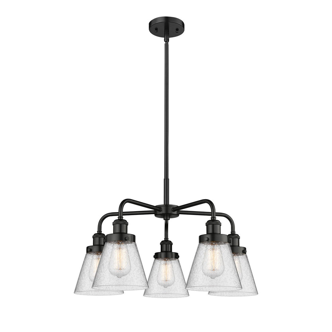 Innovations Downtown Urban 916-5CR-BK-G64 Chandelier Light - Matte Black
