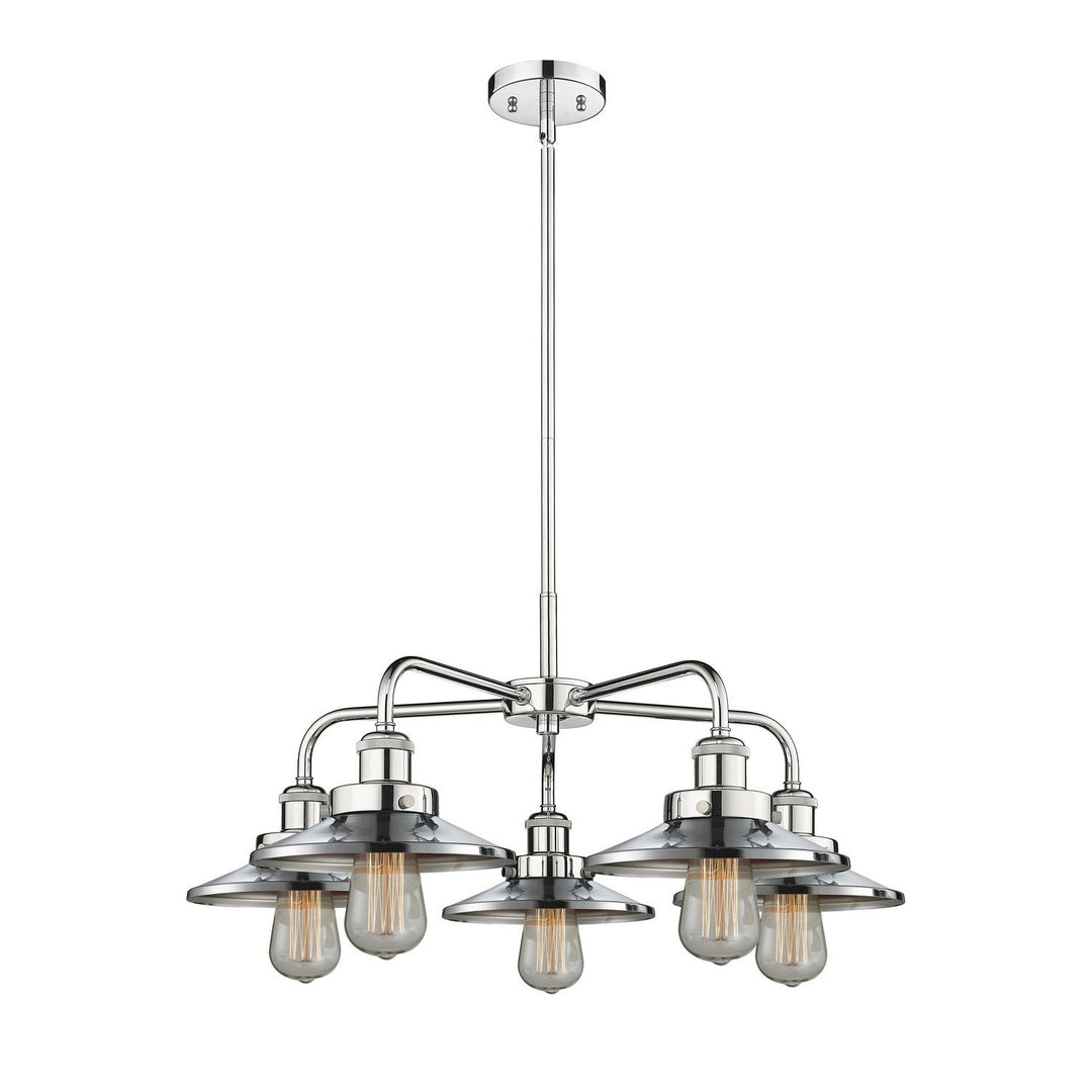 Innovations Downtown Urban 916-5CR-PC-M7-PC Chandelier Light - Polished Chrome