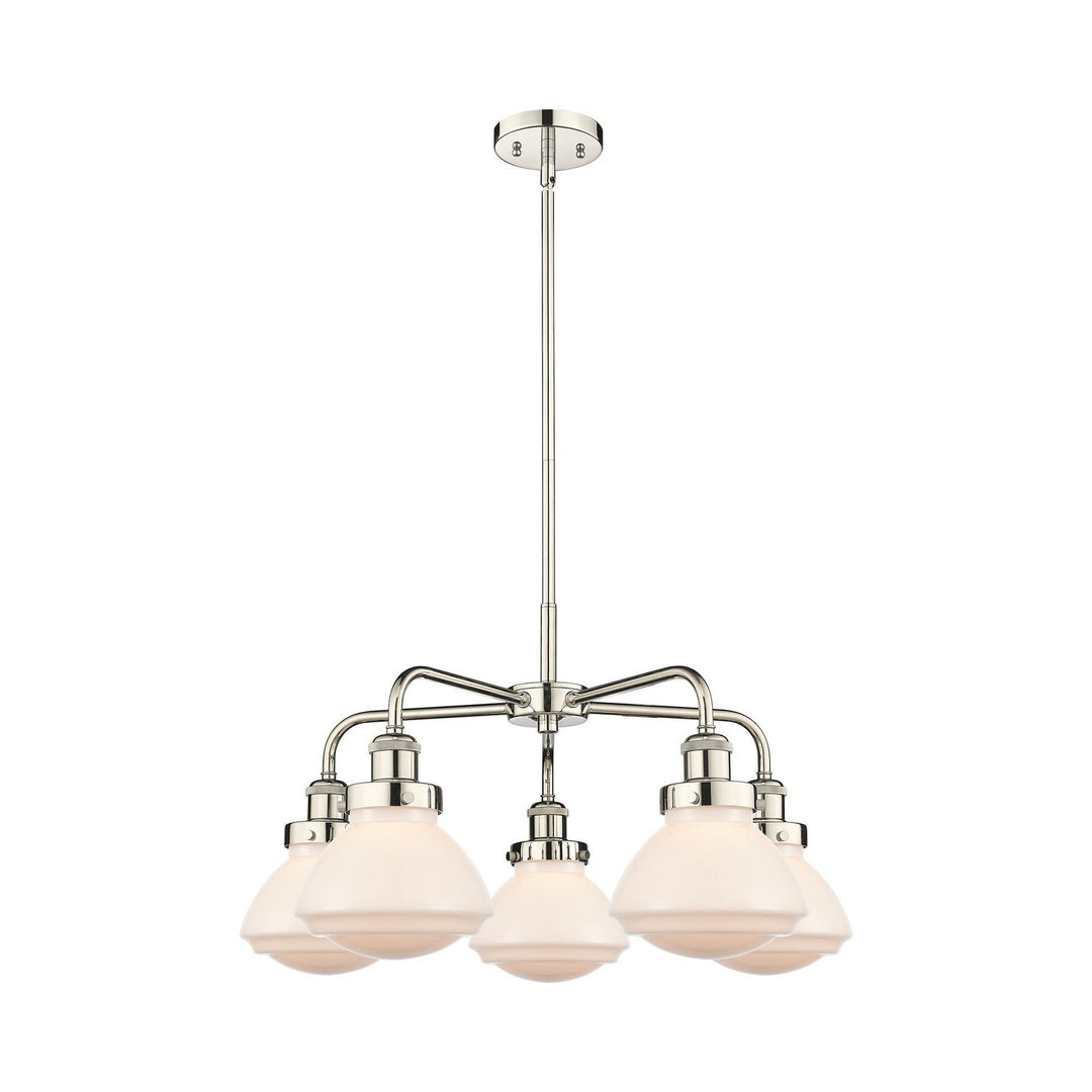 Innovations Downtown Urban 916-5CR-PN-G321 Chandelier Light - Polished Nickel