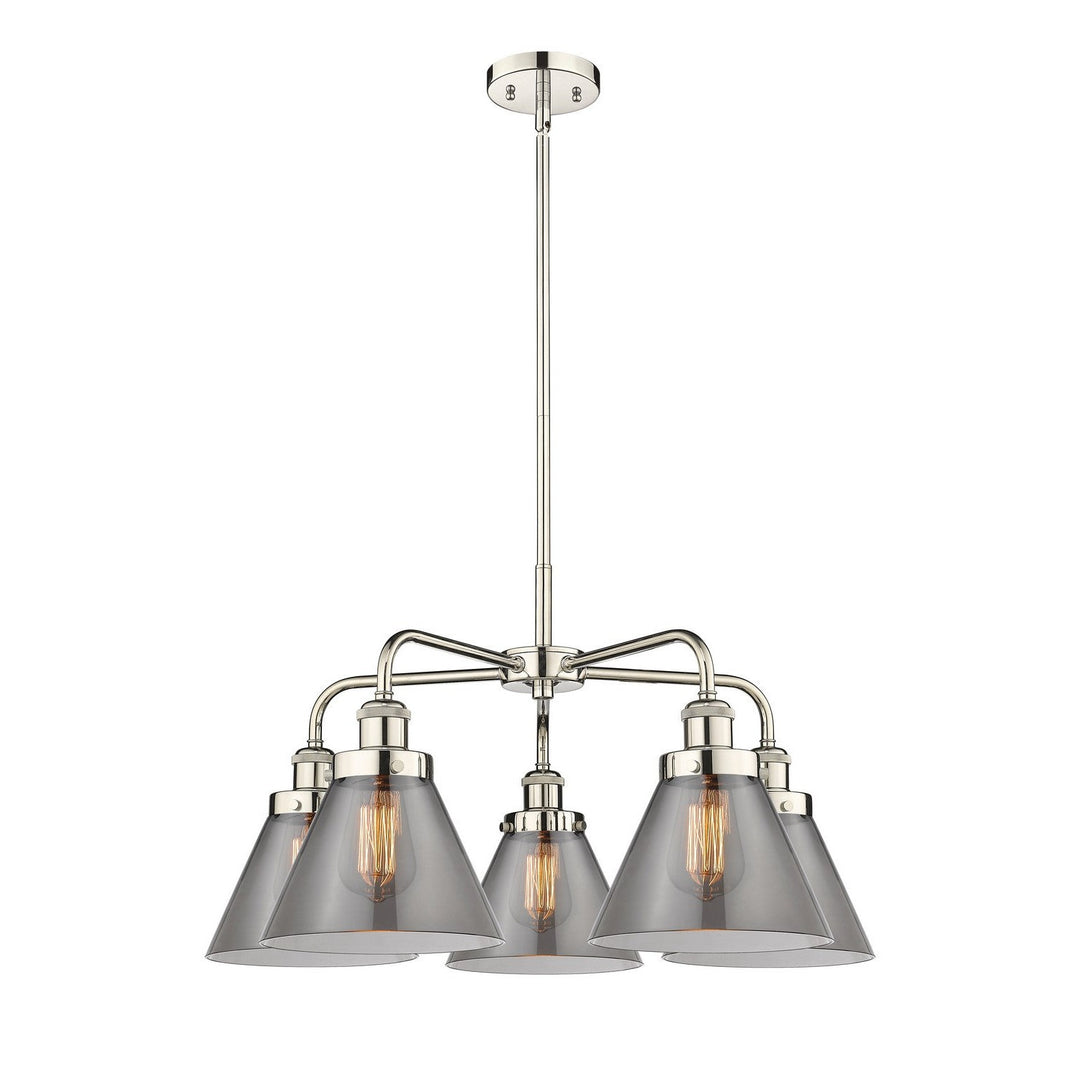 Innovations Downtown Urban 916-5CR-PN-G43 Chandelier Light - Polished Nickel