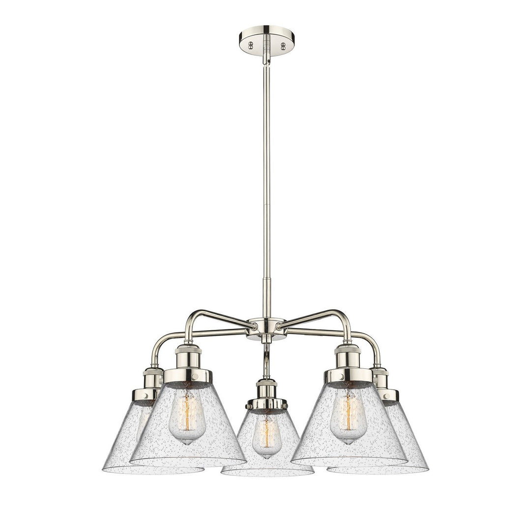 Innovations Downtown Urban 916-5CR-PN-G44 Chandelier Light - Polished Nickel