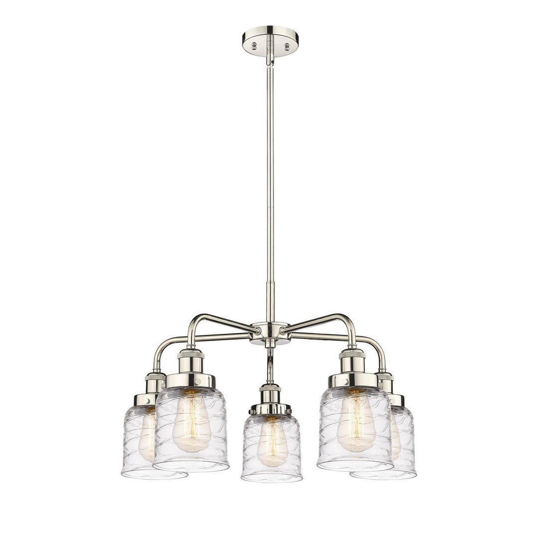 Innovations Downtown Urban 916-5CR-PN-G513 Chandelier Light - Polished Nickel