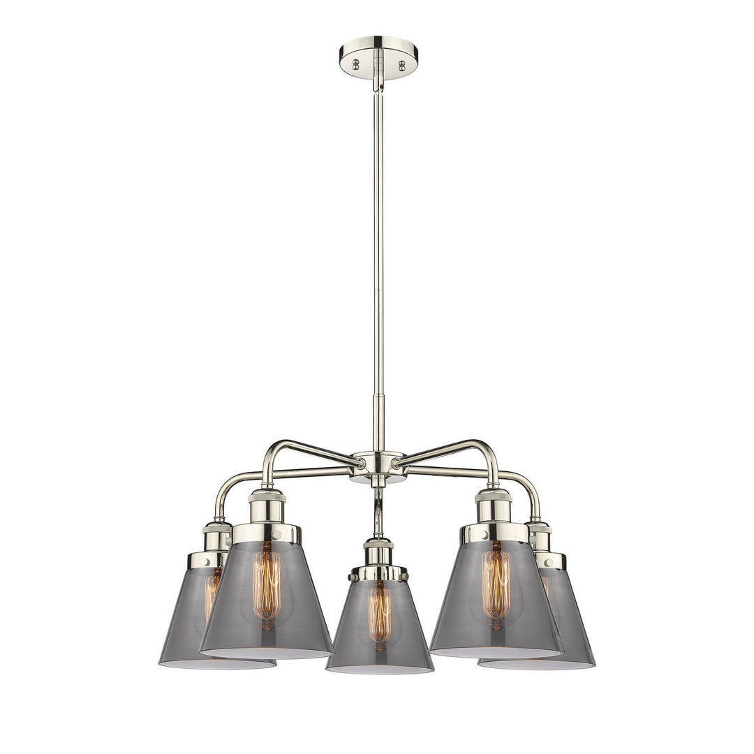 Innovations Downtown Urban 916-5CR-PN-G63 Chandelier Light - Polished Nickel