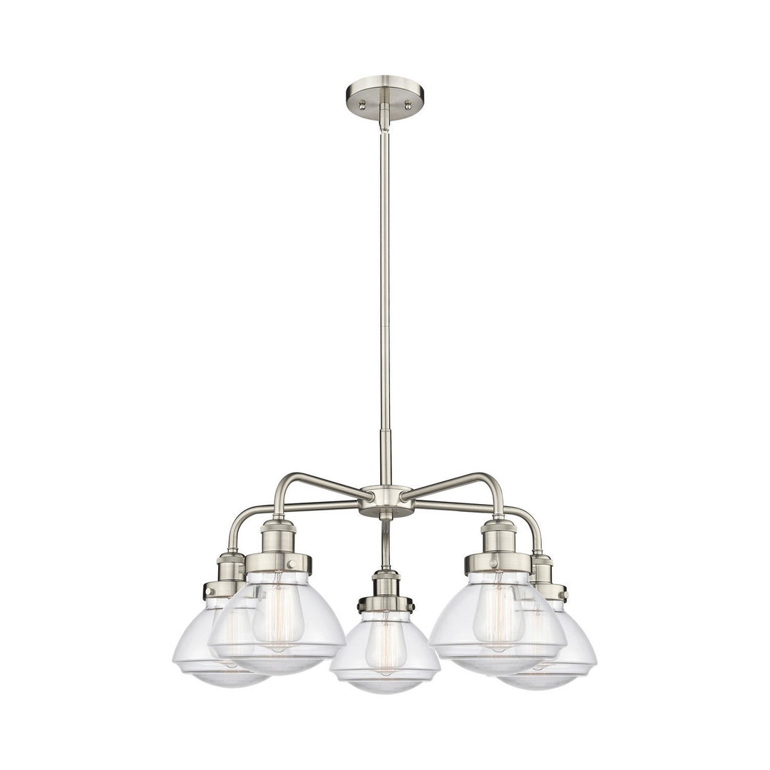 Innovations Downtown Urban 916-5CR-SN-G322 Chandelier Light - Satin Nickel