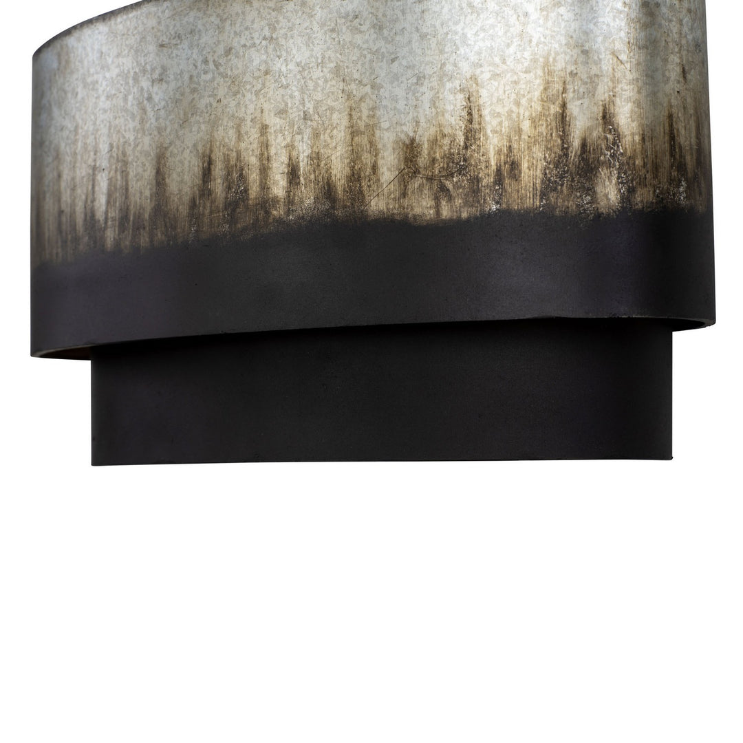 Varaluz Cannery 323W02OG Wall Sconce Light - Ombre Galvanized