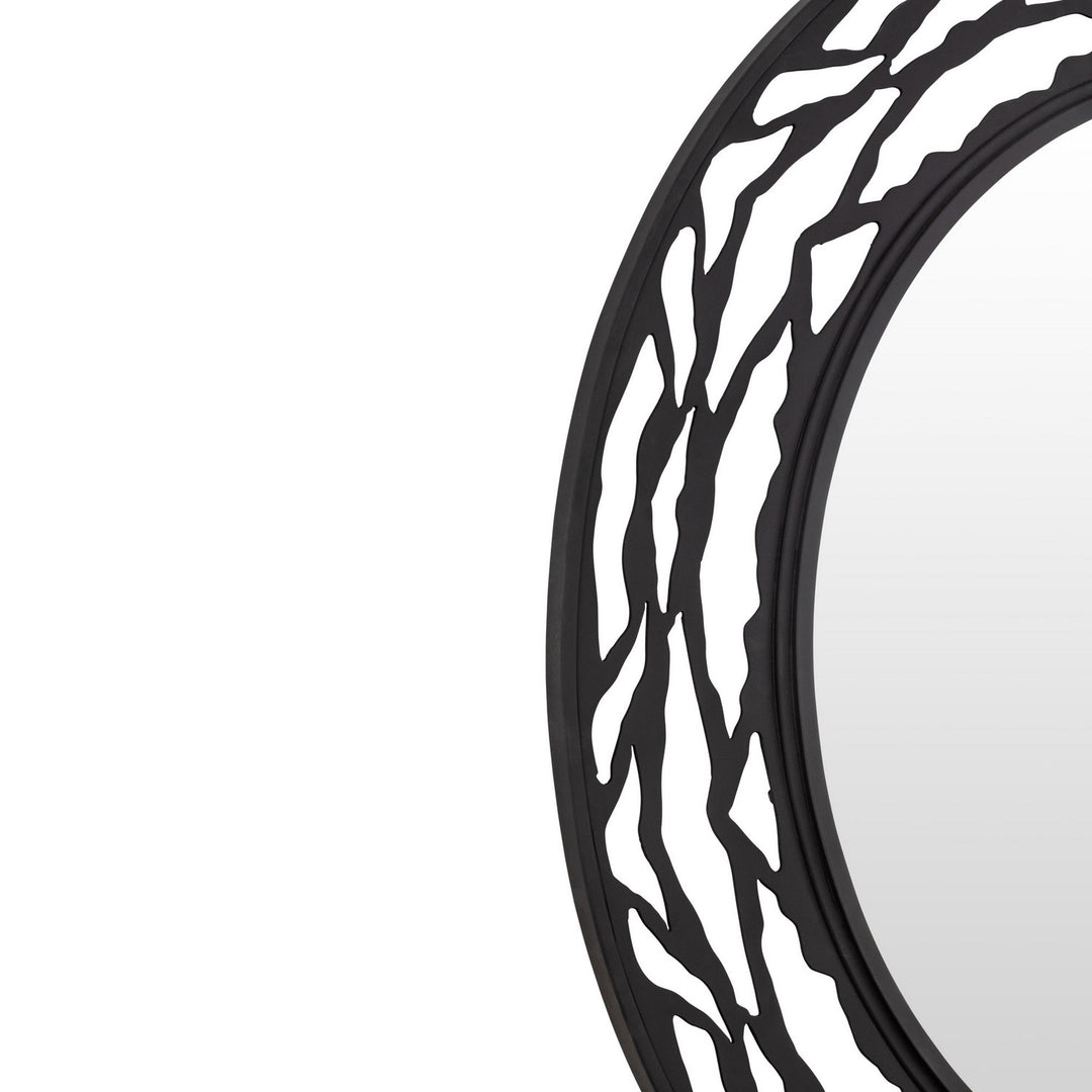 Varaluz Lighting 348MI33CB Modern Kato Mirror Carbon