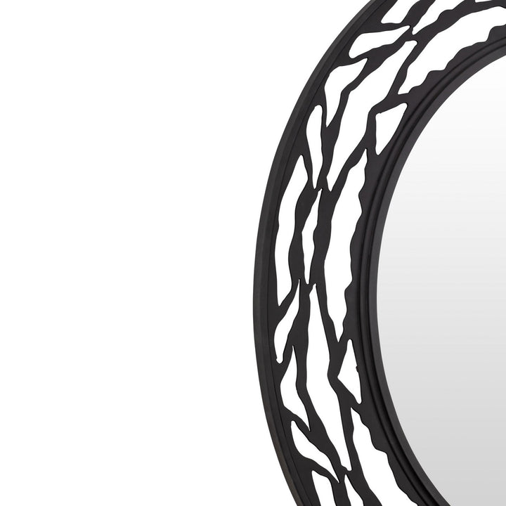 Varaluz Lighting 348MI33CB Modern Kato Mirror Carbon