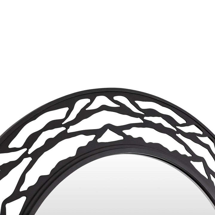 Varaluz Lighting 348MI33CB Modern Kato Mirror Carbon