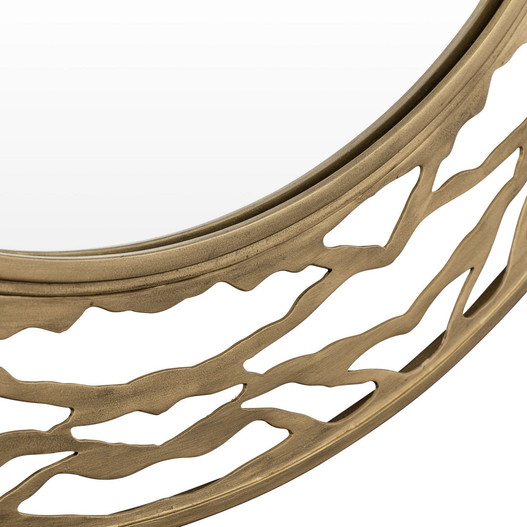 Varaluz Lighting 348MI33HG  Kato Mirror Havana Gold