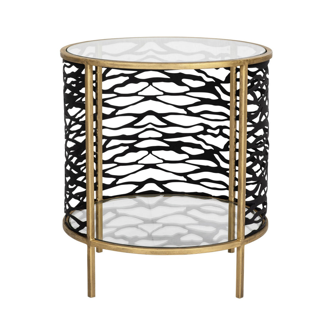Varaluz Lighting 348TE18HGCB  Kato Furniture Havana Gold/Carbon