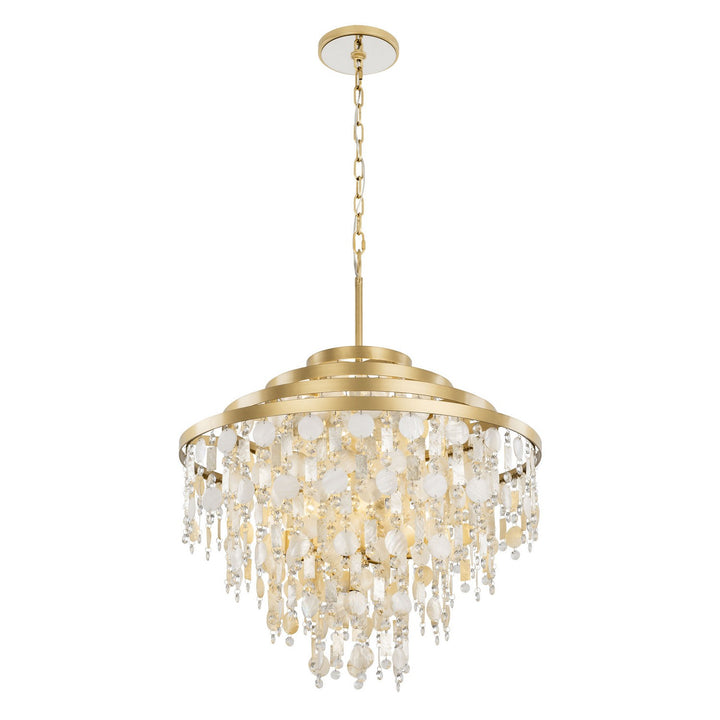 Varaluz Kalani 377C10FG Chandelier Light - French Gold