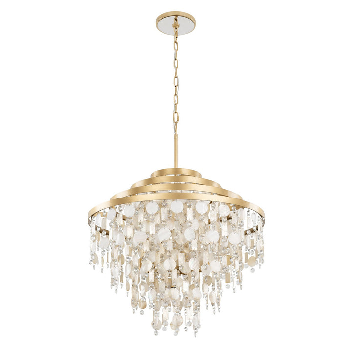 Varaluz Kalani 377C10FG Chandelier Light - French Gold