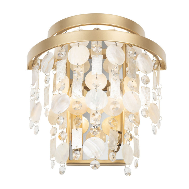 Varaluz Kalani 377W02FG Wall Sconce Light - French Gold