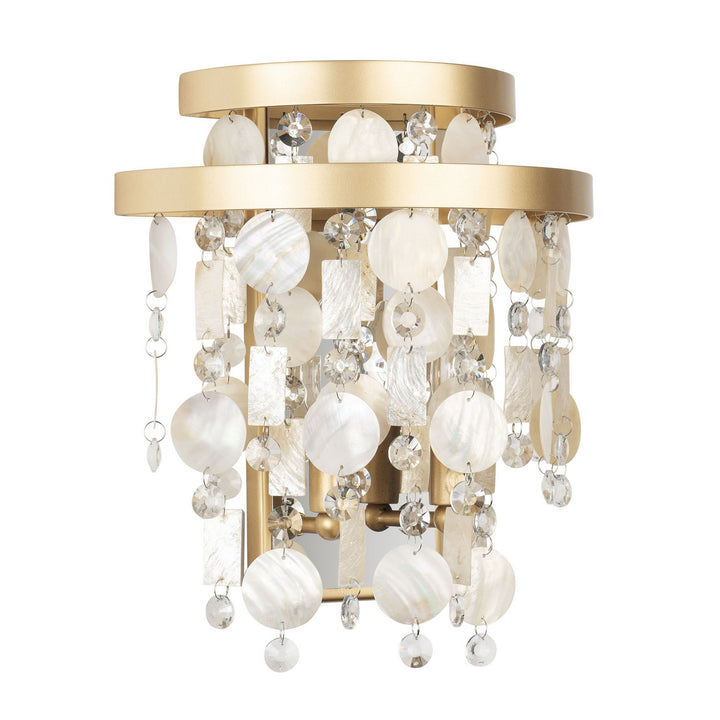 Varaluz Kalani 377W02FG Wall Sconce Light - French Gold