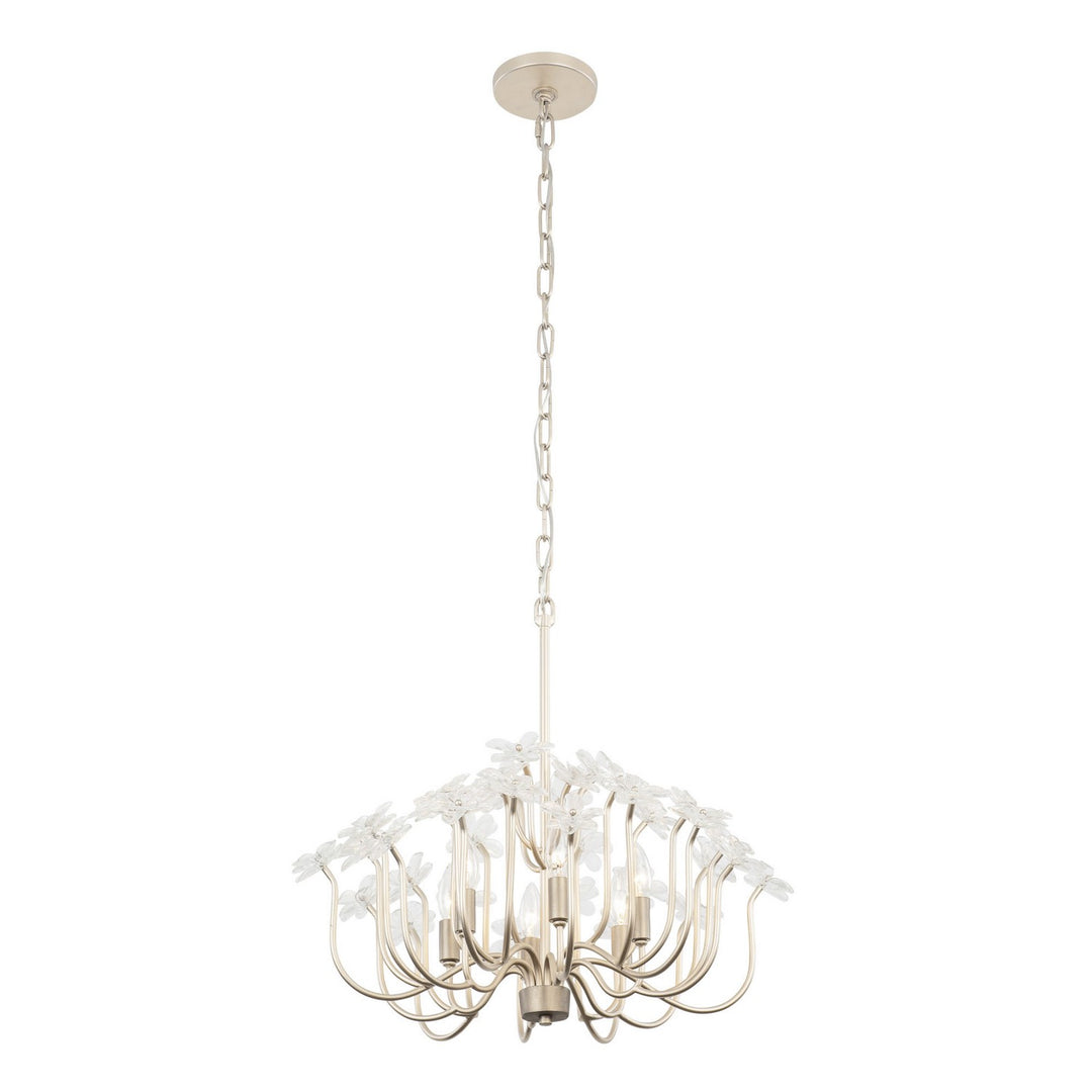 Varaluz Wildflower 378C06GDAR Chandelier Light - Gold Dust/Artifact