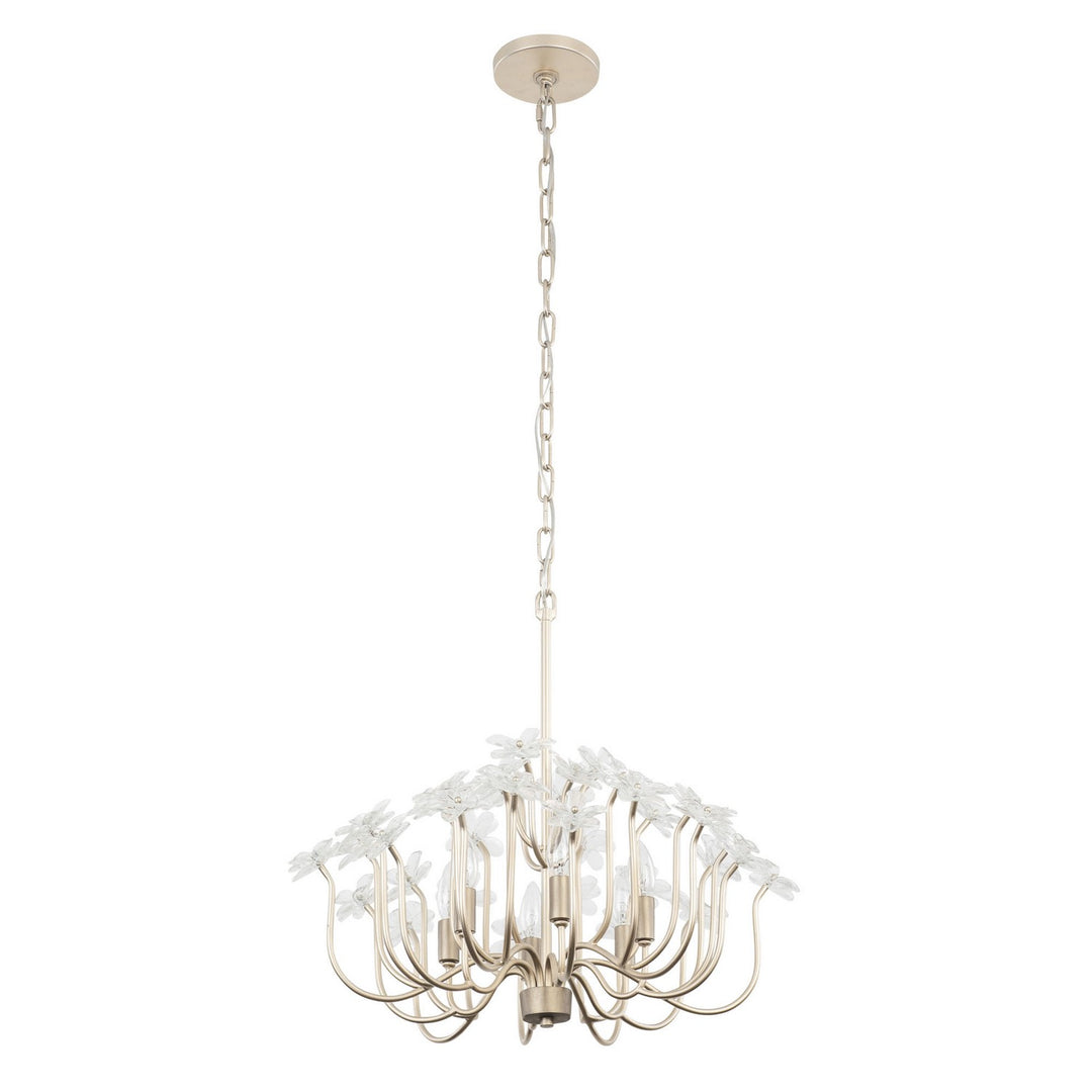 Varaluz Wildflower 378C06GDAR Chandelier Light - Gold Dust/Artifact