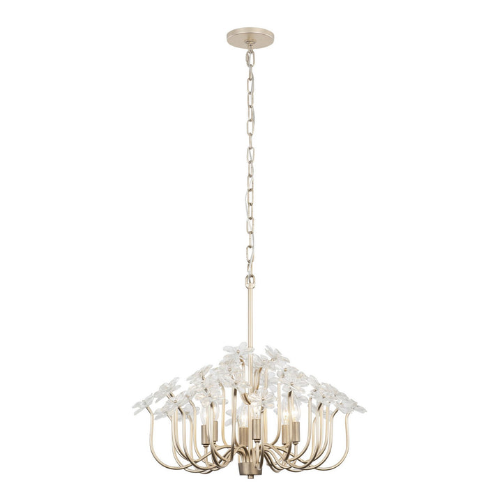 Varaluz Wildflower 378C06GDAR Chandelier Light - Gold Dust/Artifact