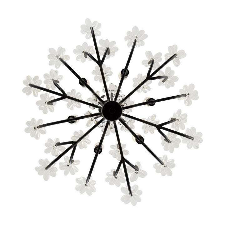 Varaluz Wildflower 378C06MB Chandelier Light - Matte Black