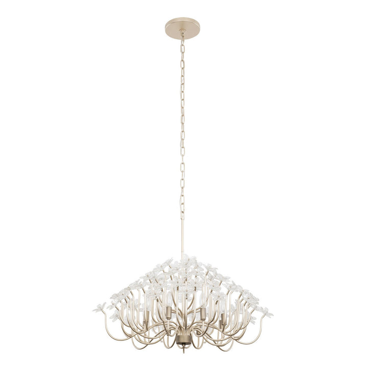 Varaluz Wildflower 378C08GDAR Chandelier Light - Gold Dust/Artifact