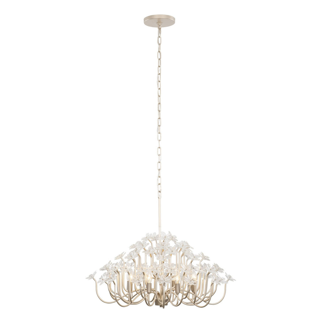 Varaluz Wildflower 378C08GDAR Chandelier Light - Gold Dust/Artifact
