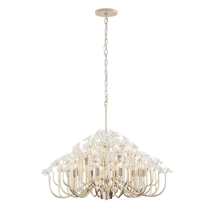 Varaluz Wildflower 378C15GDAR Chandelier Light - Gold Dust/Artifact
