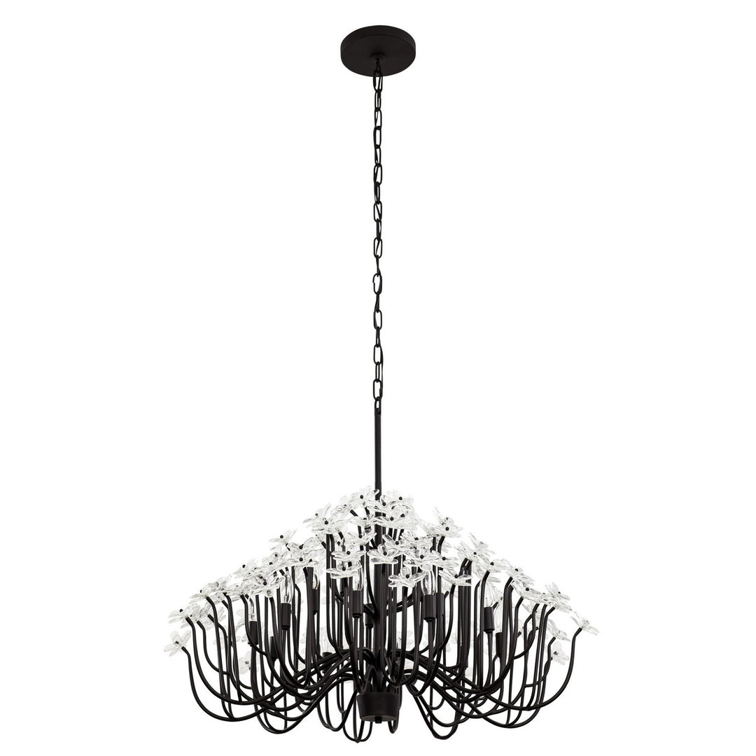 Varaluz Wildflower 378C15MB Chandelier Light - Matte Black
