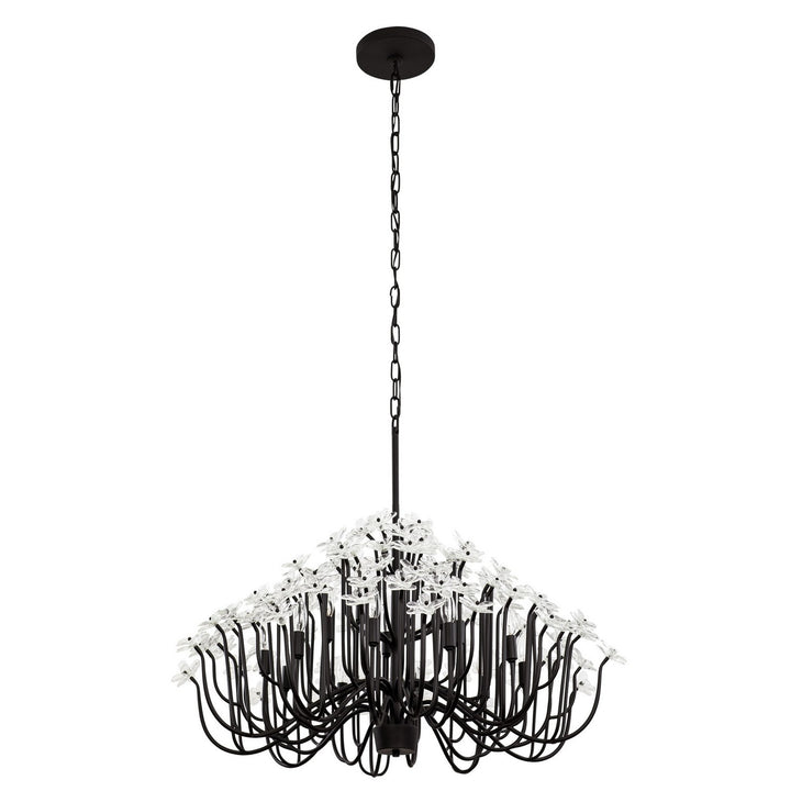 Varaluz Wildflower 378C15MB Chandelier Light - Matte Black