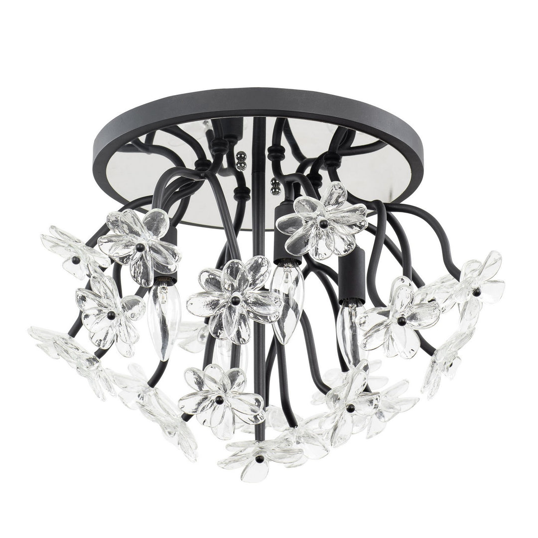 Varaluz Wildflower 378S04MB Ceiling Light - Matte Black