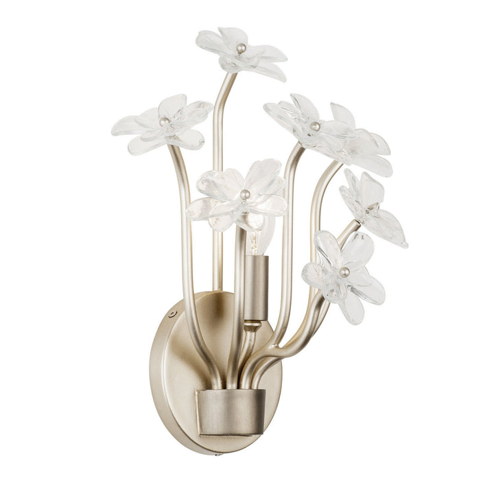 Varaluz Wildflower 378W01GDAR Wall Sconce Light - Gold Dust/Artifact
