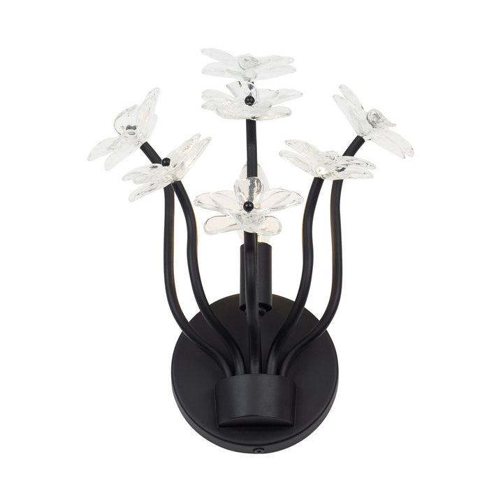 Varaluz Wildflower 378W01MB Wall Sconce Light - Matte Black