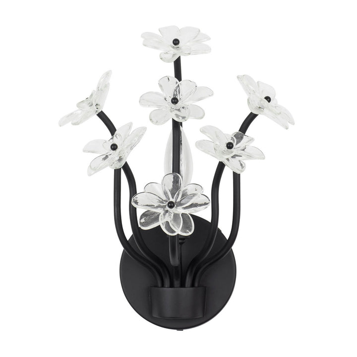 Varaluz Wildflower 378W01MB Wall Sconce Light - Matte Black