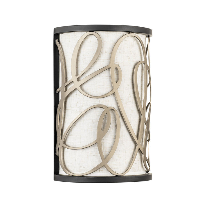 Varaluz Scribble 381W01MBAR Wall Sconce Light - Matte Black/Artifact