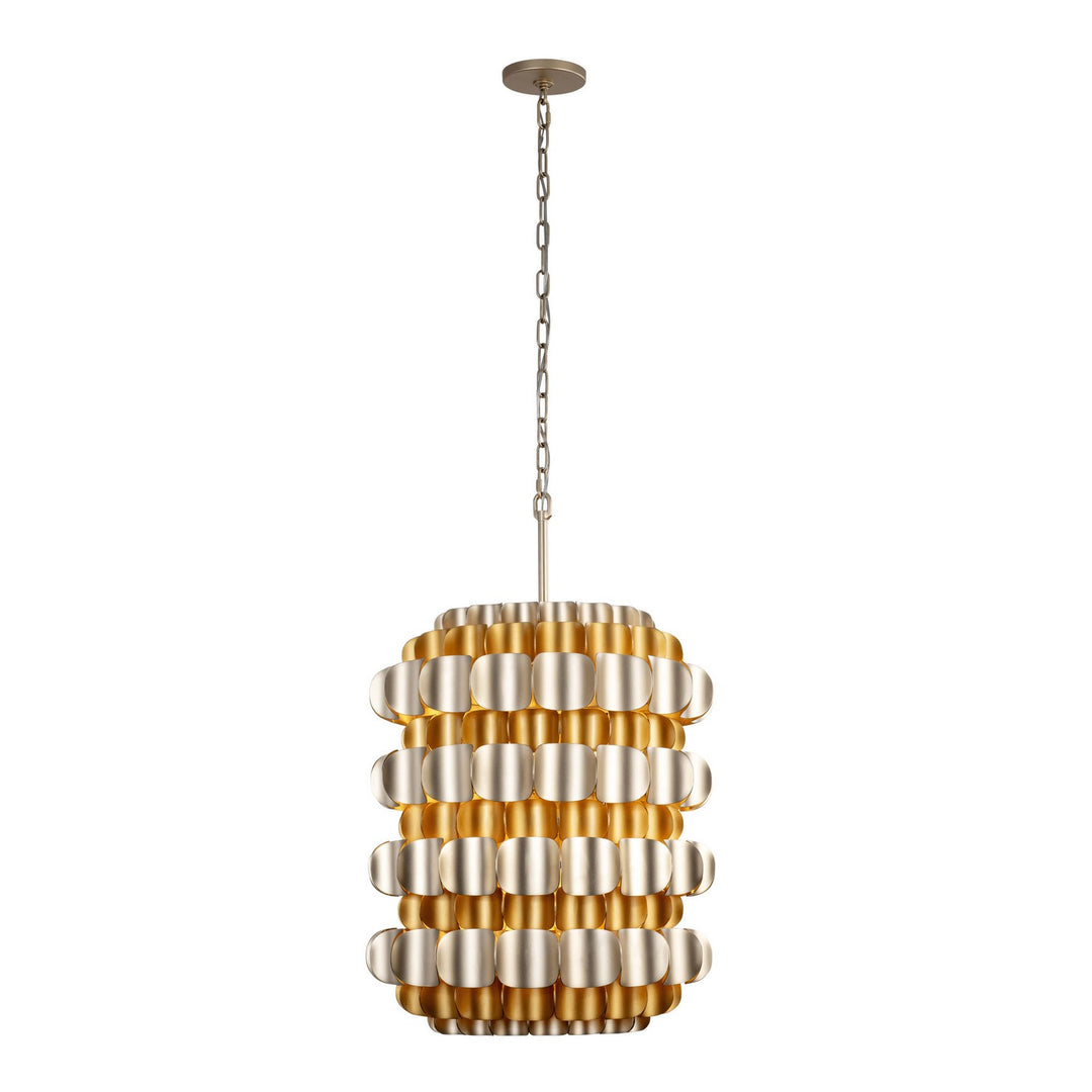 Varaluz Swoon 382F06AGGD Pendant Light - Antique Gold/Gold Dust