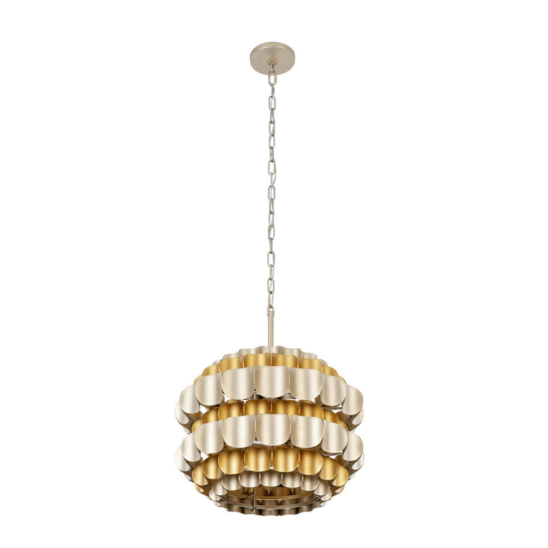 Varaluz Swoon 382P03AGGD Pendant Light - Antique Gold/Gold Dust