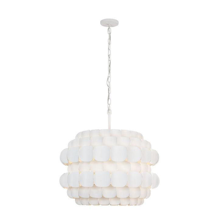 Varaluz Swoon 382P06MW Pendant Light - Matte White