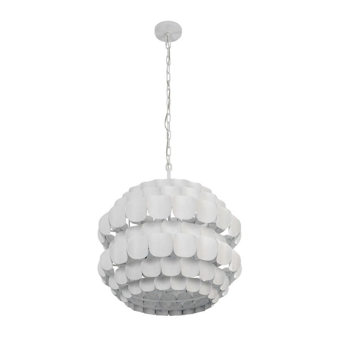 Varaluz Swoon 382P06MW Pendant Light - Matte White