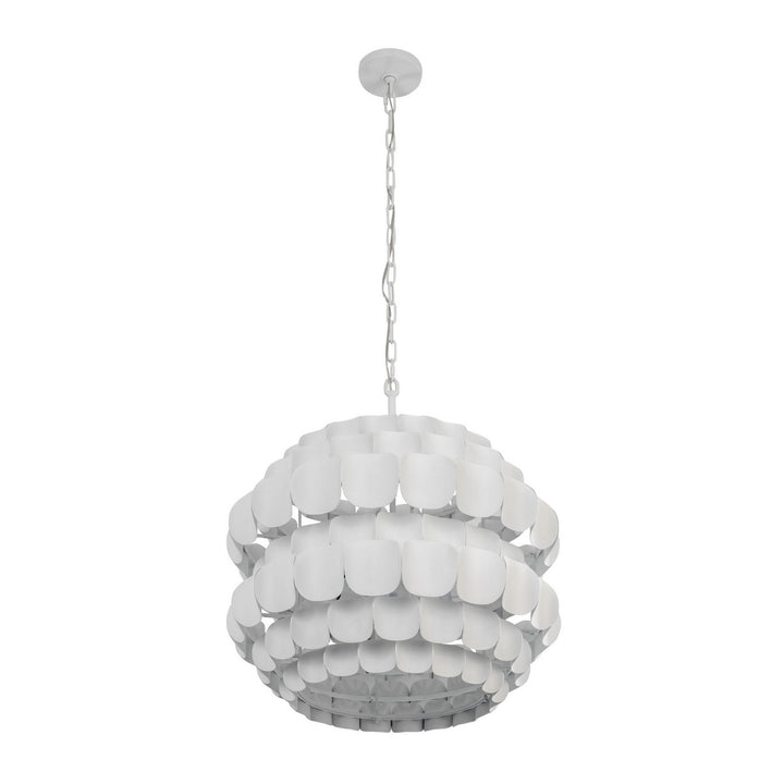 Varaluz Swoon 382P06MW Pendant Light - Matte White